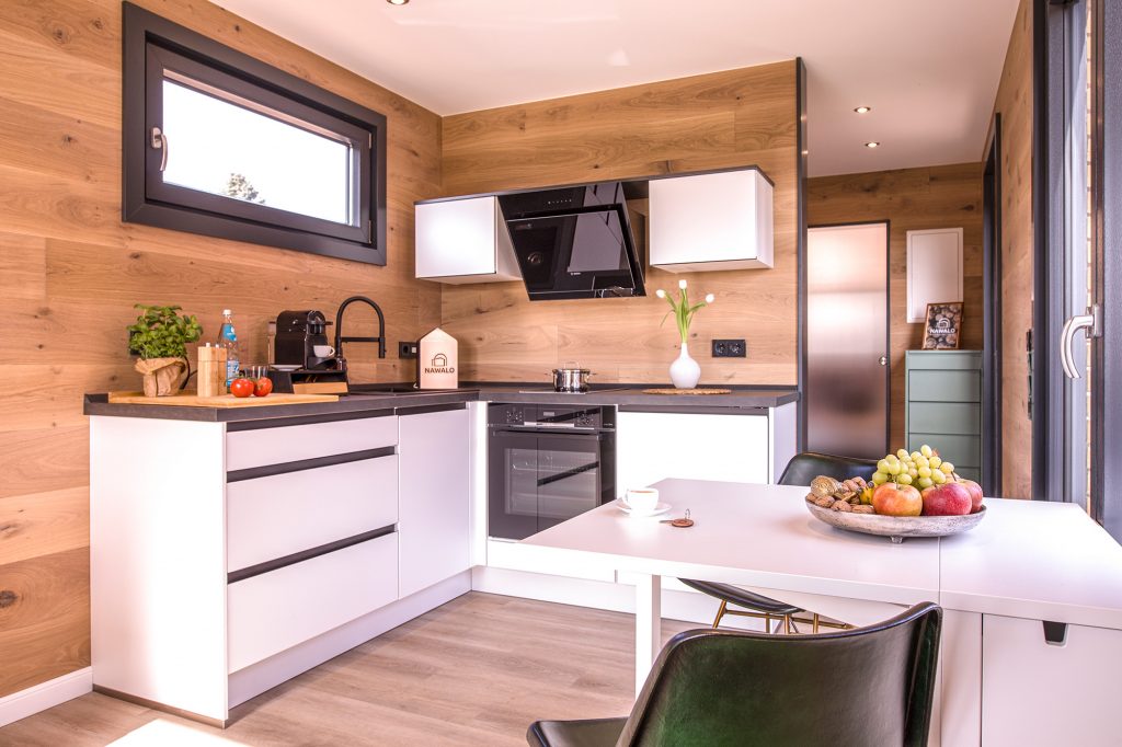 unicube - B2B Tiny House Küchenbereich